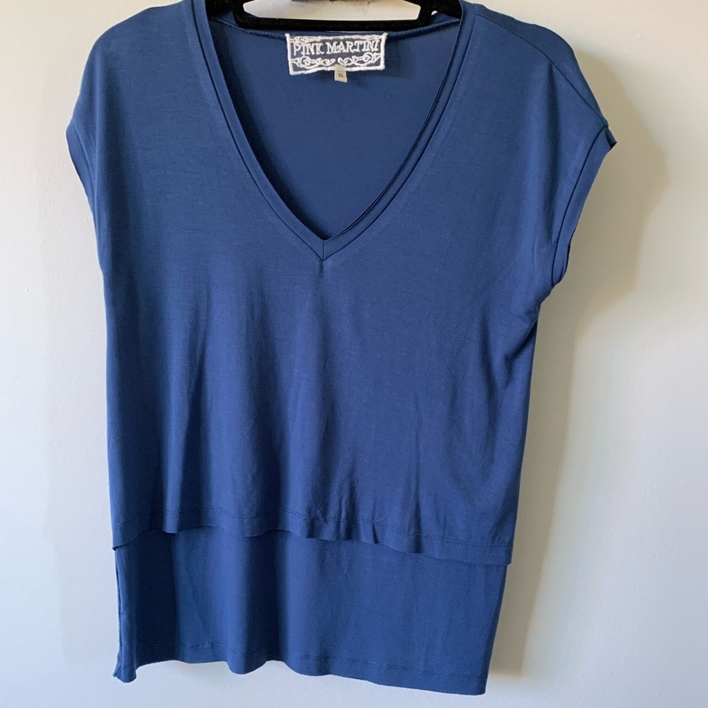Pink Martini Cap Sleeve Layered Ter